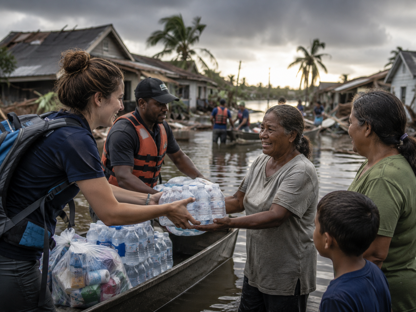 Flood disaster relief efforts
